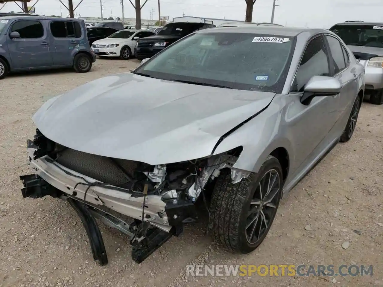 2 Photograph of a damaged car 4T1G11AK8MU453150 TOYOTA CAMRY 2021