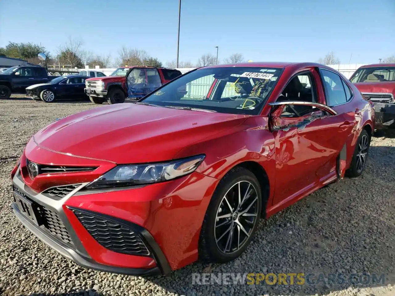 2 Photograph of a damaged car 4T1G11AK8MU455447 TOYOTA CAMRY 2021