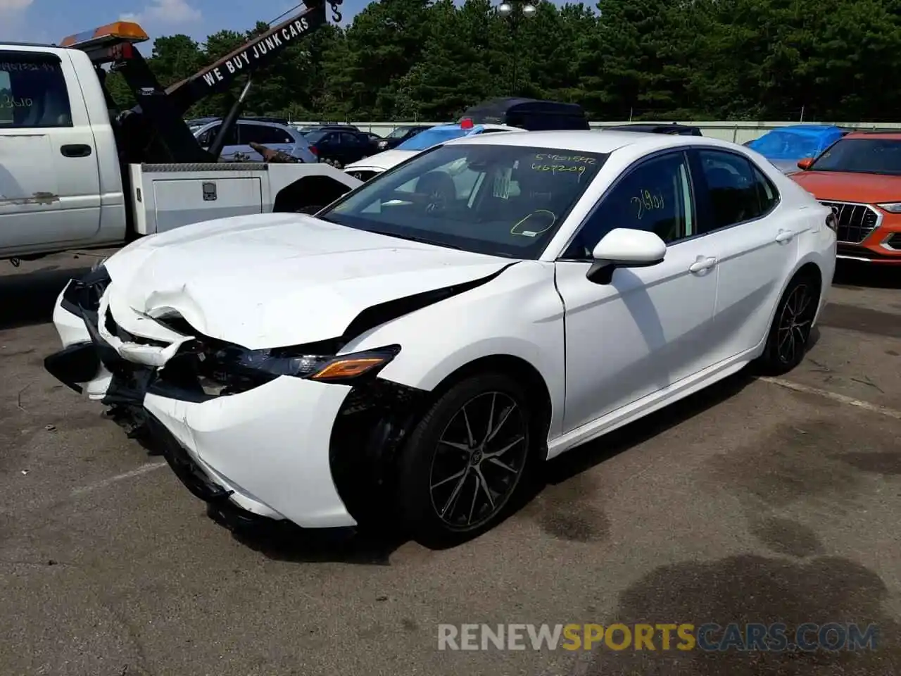 2 Photograph of a damaged car 4T1G11AK8MU467209 TOYOTA CAMRY 2021