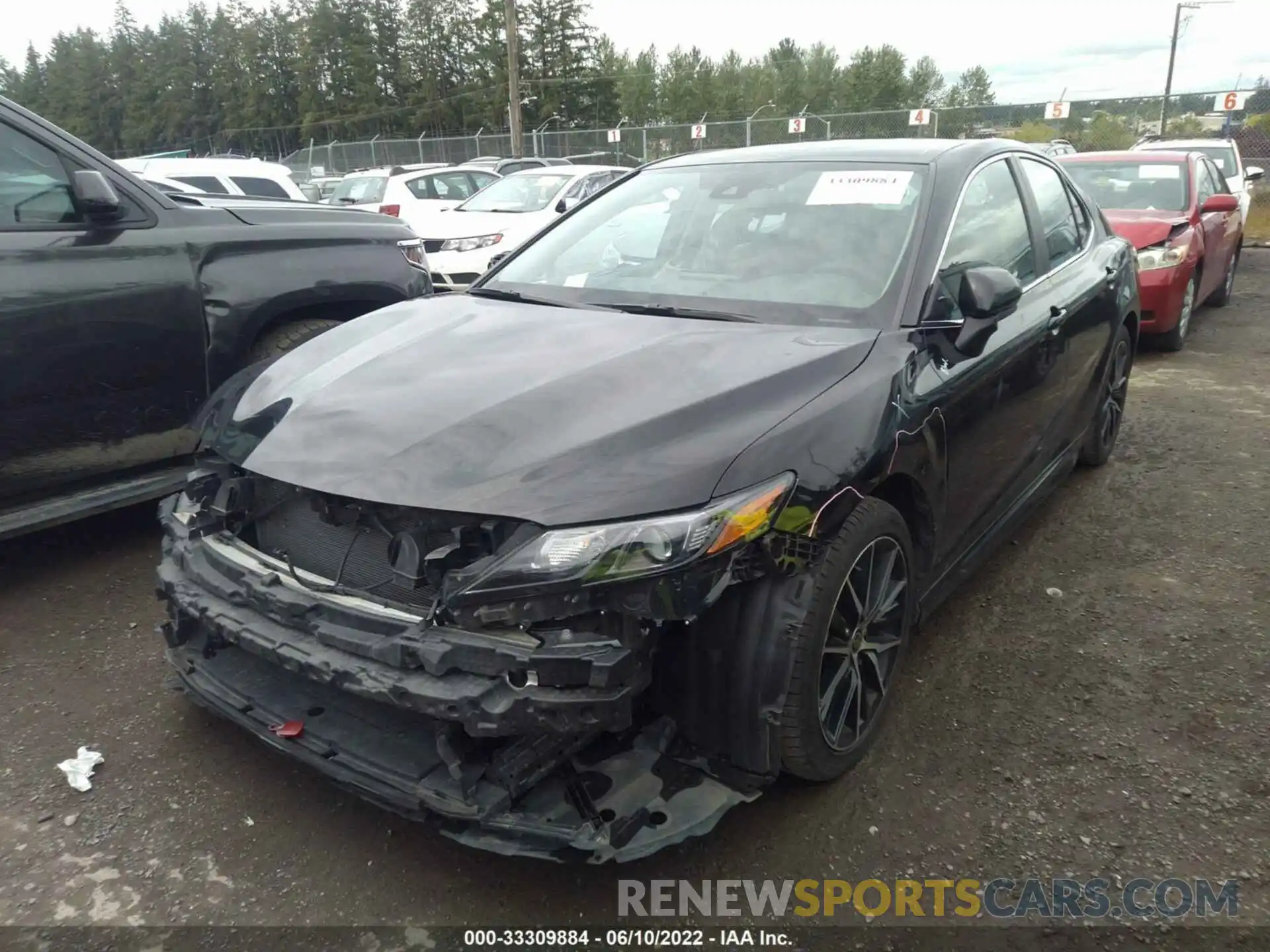 2 Photograph of a damaged car 4T1G11AK8MU476640 TOYOTA CAMRY 2021