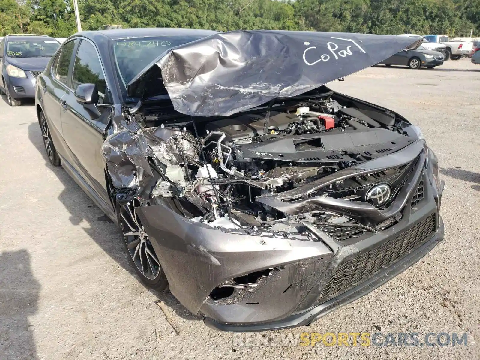 1 Photograph of a damaged car 4T1G11AK8MU484740 TOYOTA CAMRY 2021