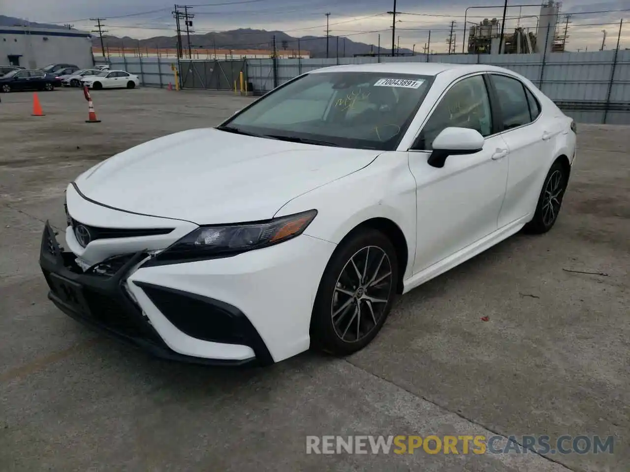 2 Photograph of a damaged car 4T1G11AK8MU484754 TOYOTA CAMRY 2021