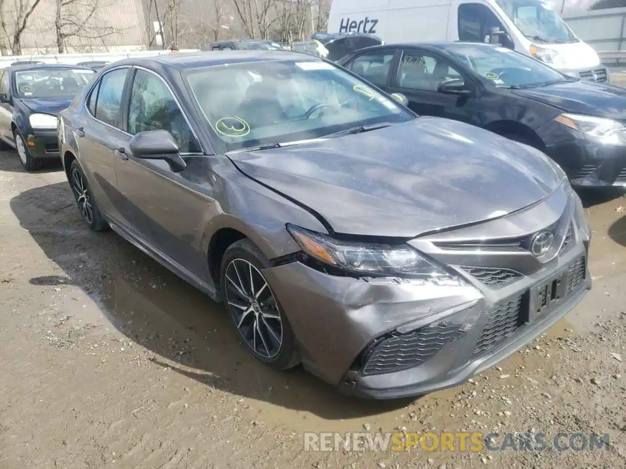 1 Photograph of a damaged car 4T1G11AK8MU488609 TOYOTA CAMRY 2021