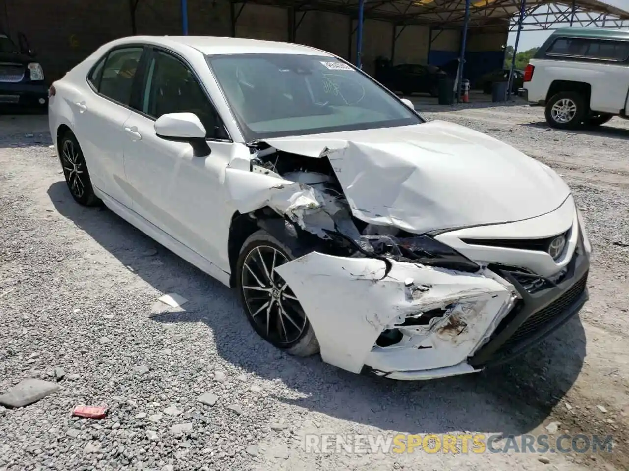 1 Photograph of a damaged car 4T1G11AK8MU489162 TOYOTA CAMRY 2021