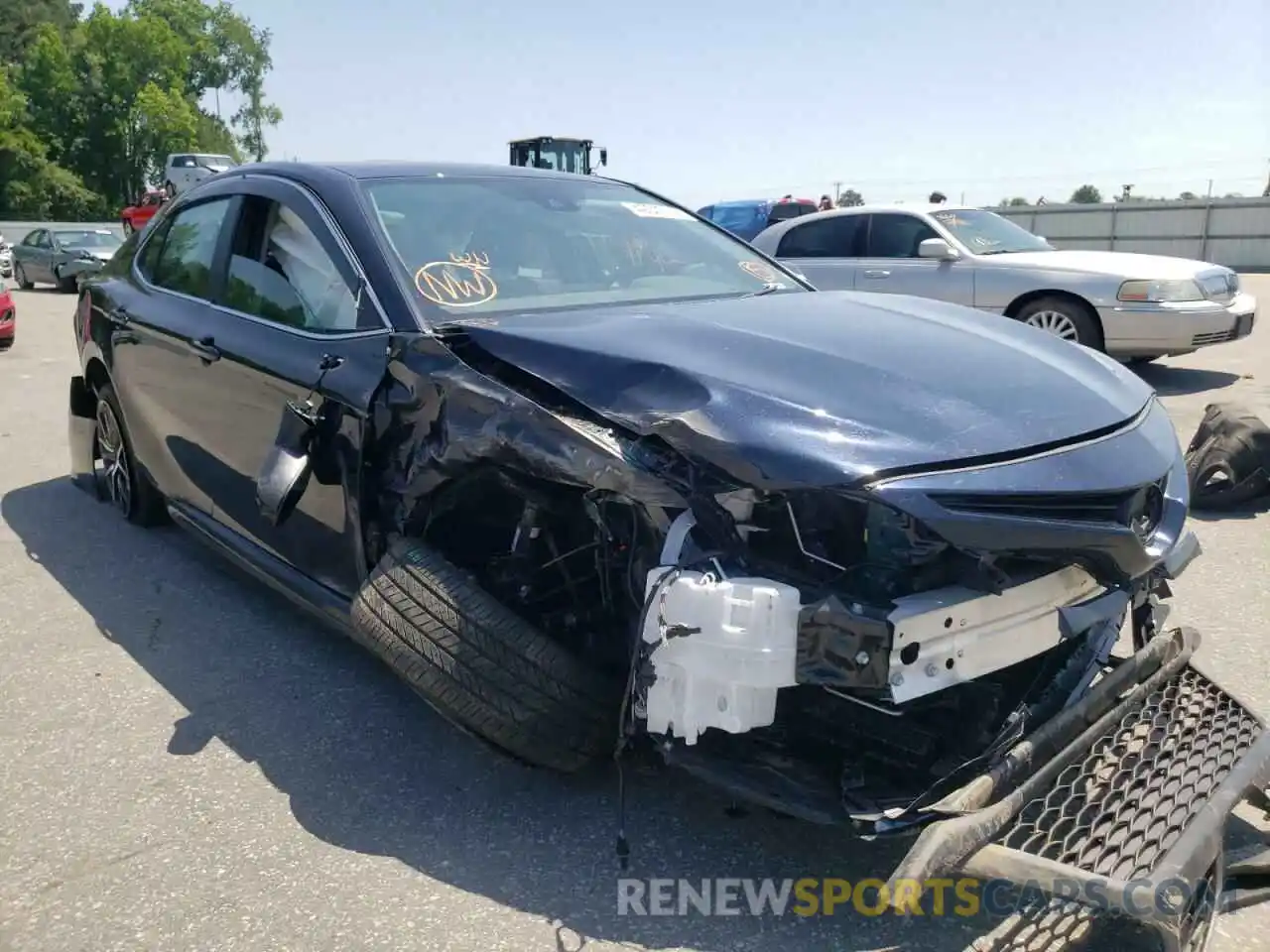 1 Photograph of a damaged car 4T1G11AK8MU489680 TOYOTA CAMRY 2021