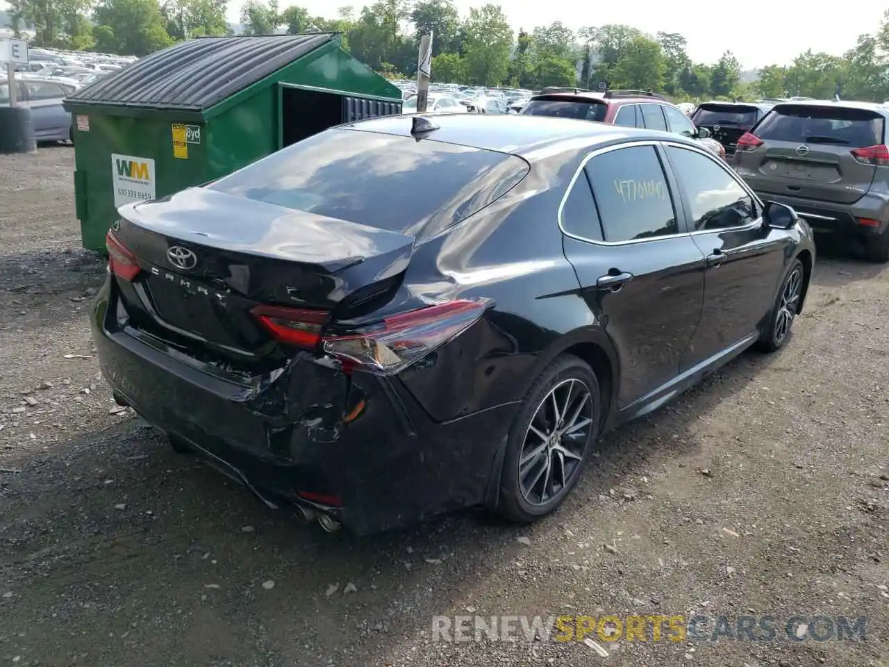 4 Photograph of a damaged car 4T1G11AK8MU493258 TOYOTA CAMRY 2021