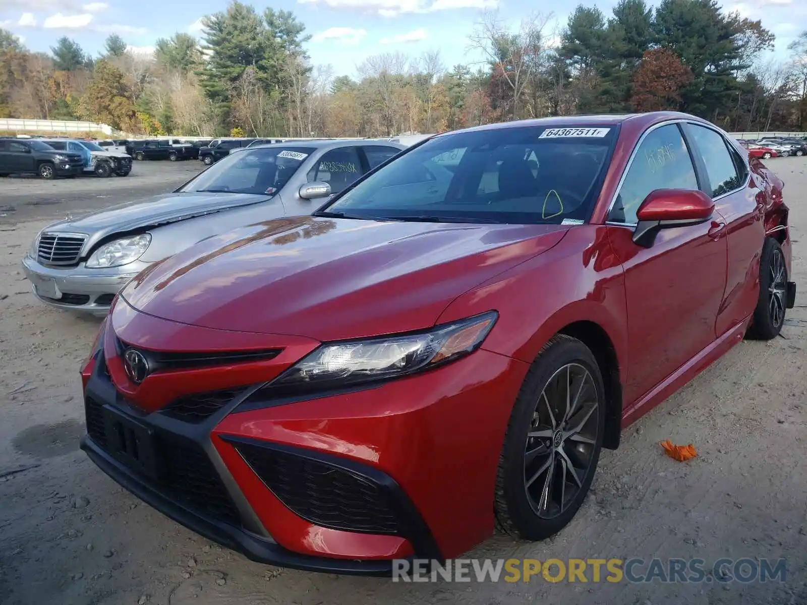 2 Photograph of a damaged car 4T1G11AK8MU496239 TOYOTA CAMRY 2021