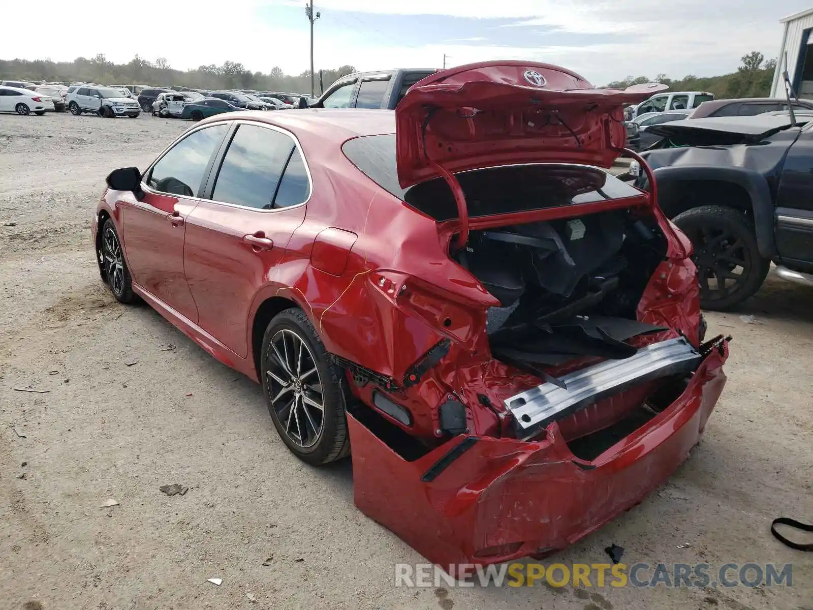 3 Photograph of a damaged car 4T1G11AK8MU496306 TOYOTA CAMRY 2021