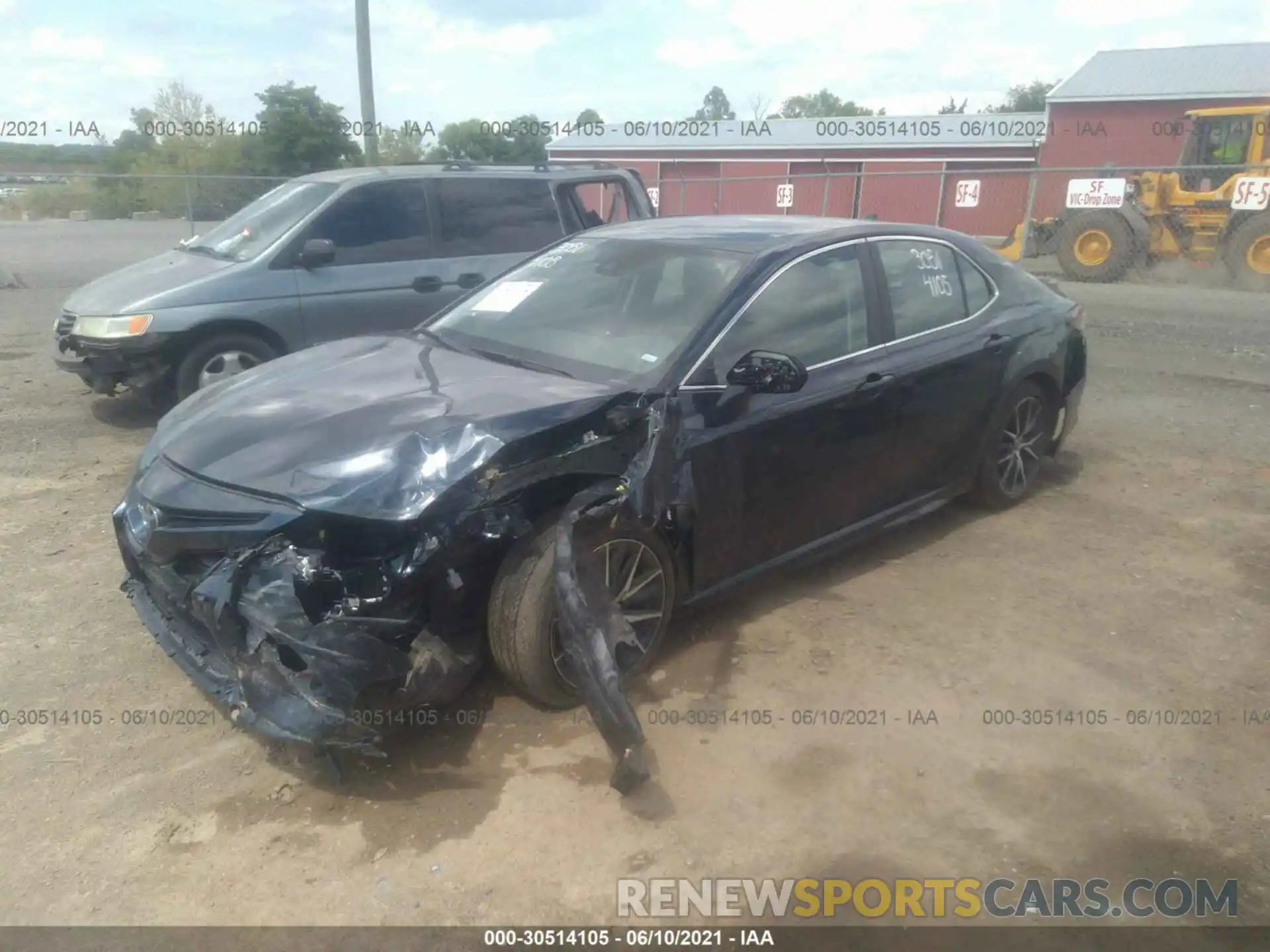 2 Photograph of a damaged car 4T1G11AK8MU516652 TOYOTA CAMRY 2021