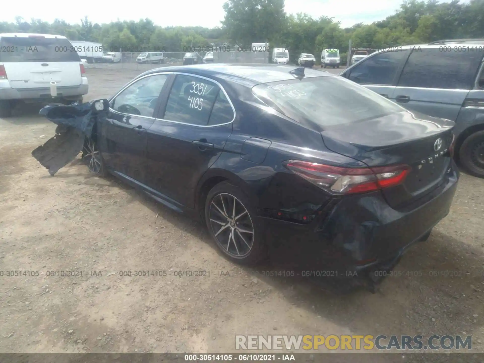 3 Photograph of a damaged car 4T1G11AK8MU516652 TOYOTA CAMRY 2021