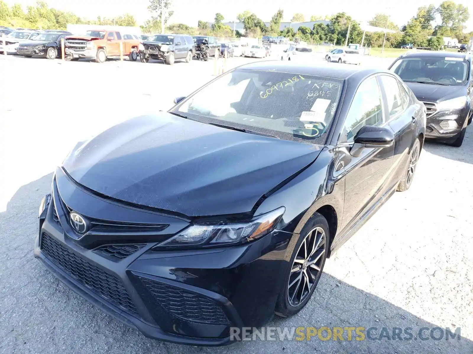 2 Photograph of a damaged car 4T1G11AK8MU516845 TOYOTA CAMRY 2021