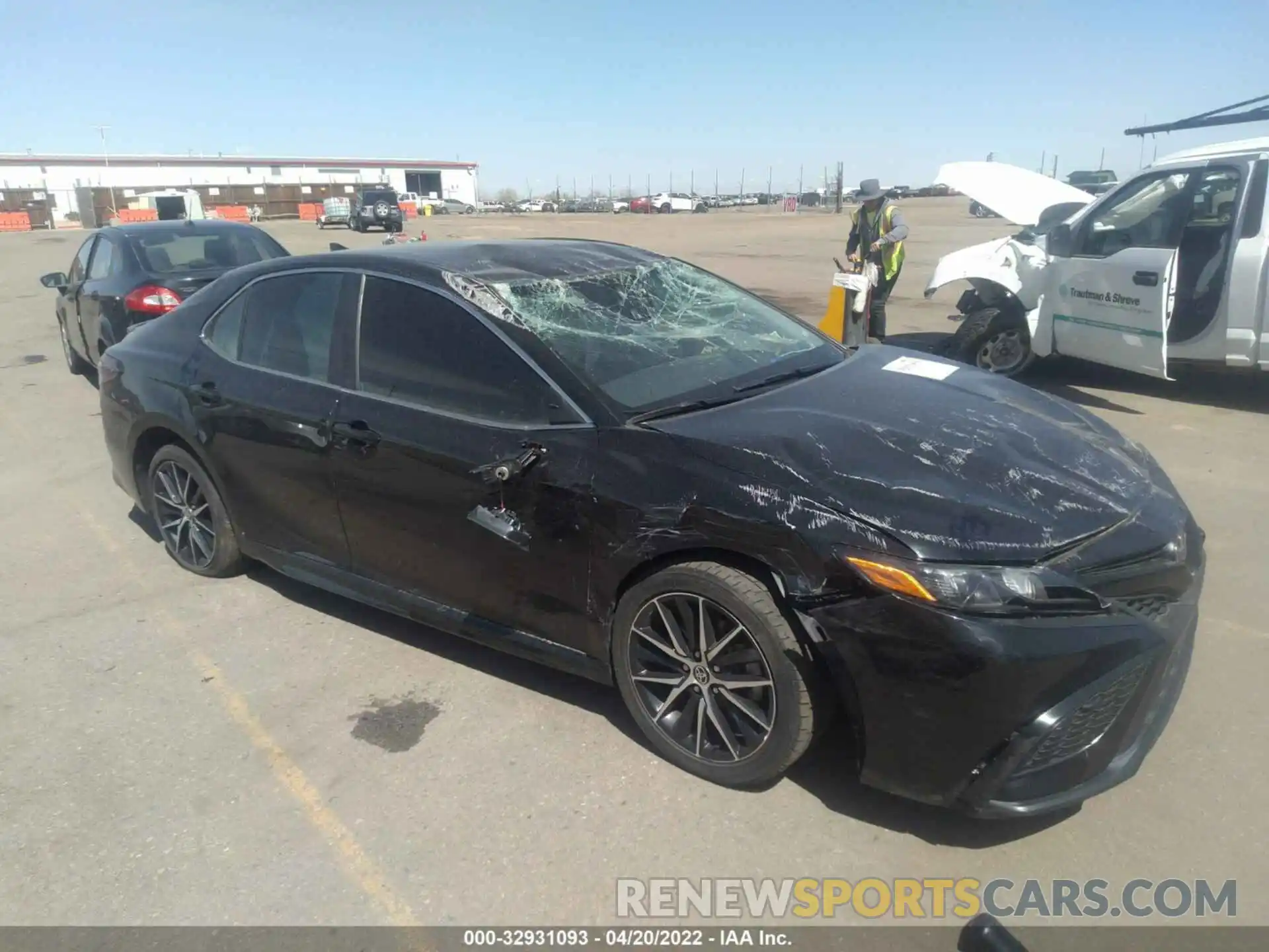 1 Photograph of a damaged car 4T1G11AK8MU517235 TOYOTA CAMRY 2021