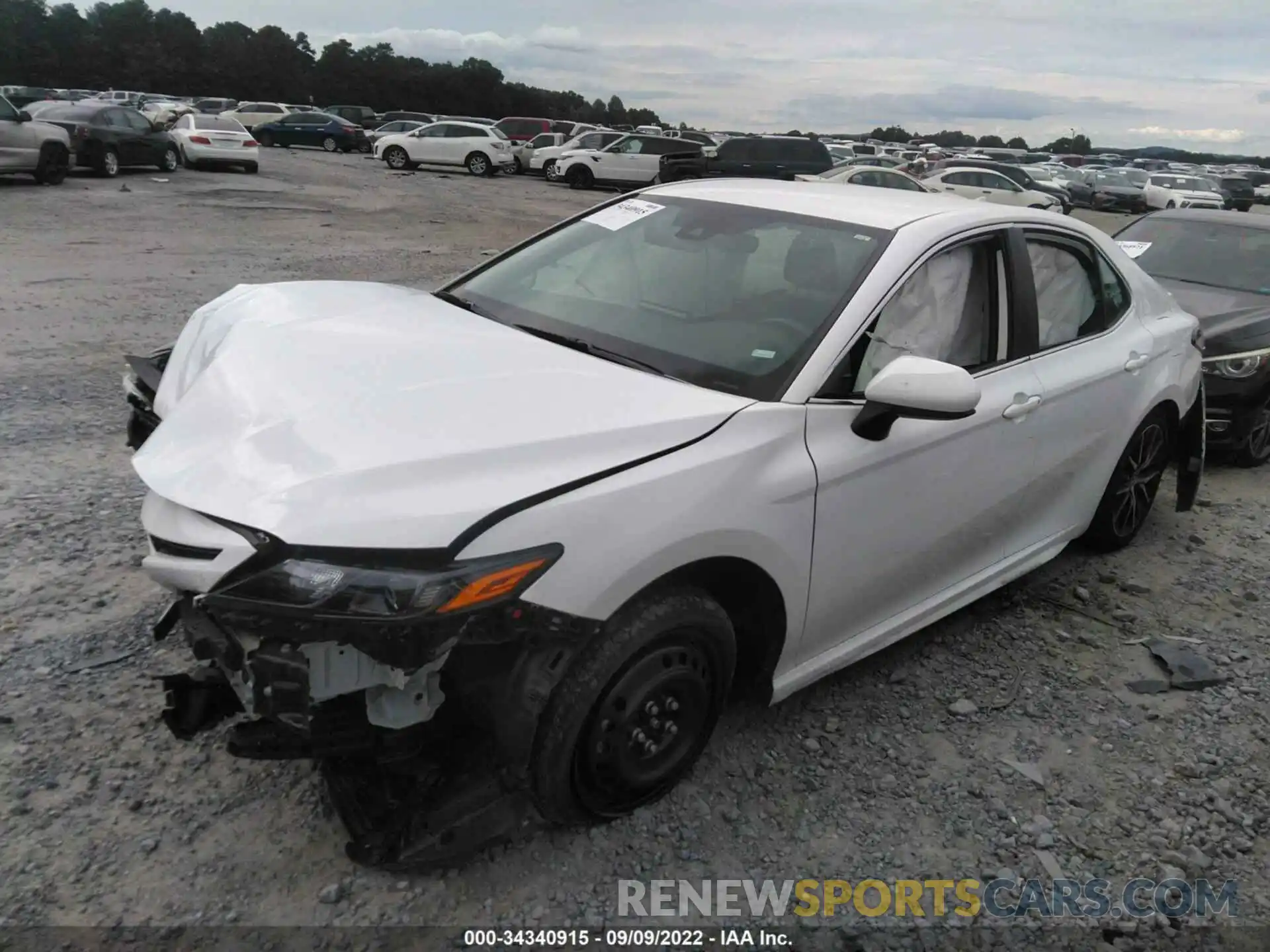 2 Photograph of a damaged car 4T1G11AK8MU519339 TOYOTA CAMRY 2021