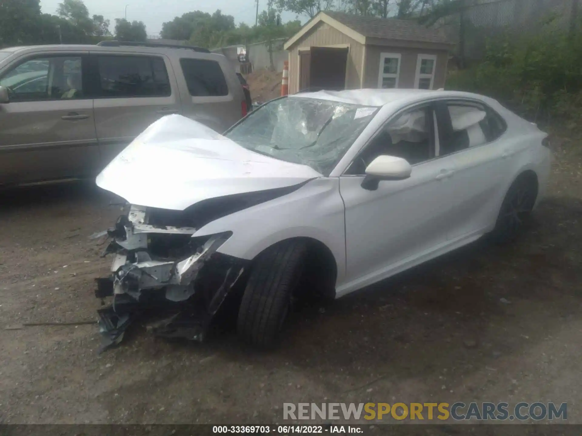 2 Photograph of a damaged car 4T1G11AK8MU521804 TOYOTA CAMRY 2021