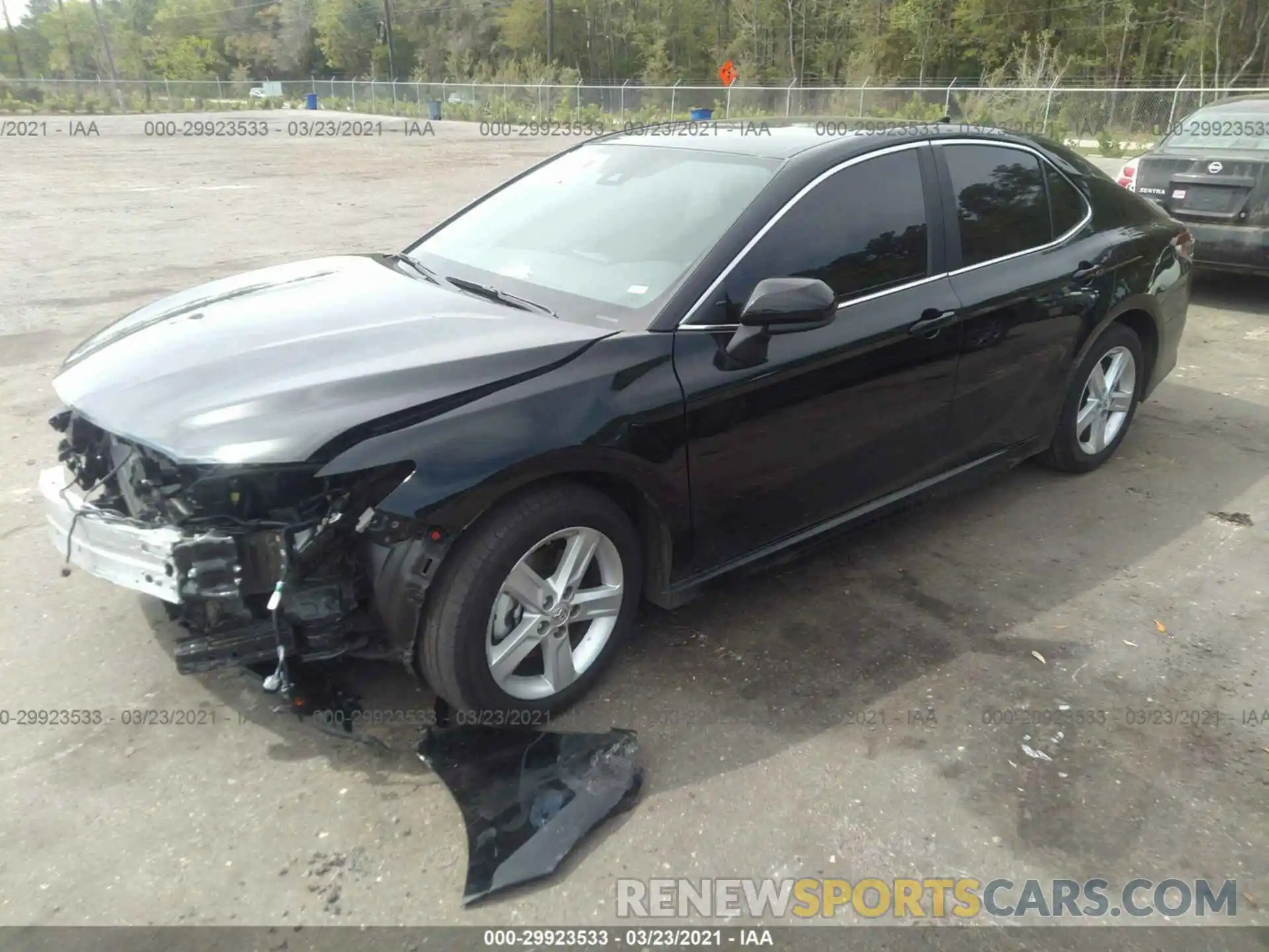 2 Photograph of a damaged car 4T1G11AK8MU523343 TOYOTA CAMRY 2021