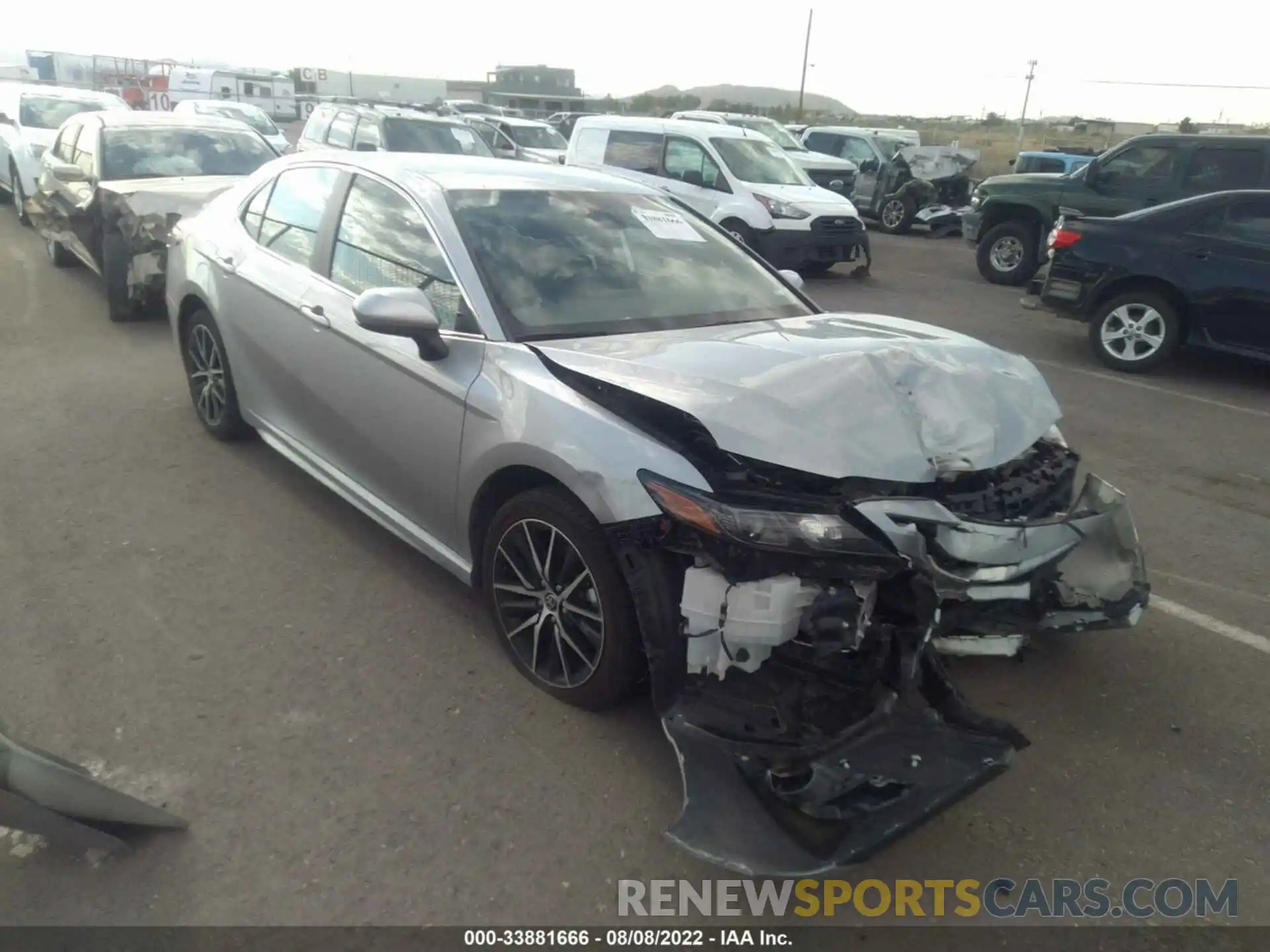 1 Photograph of a damaged car 4T1G11AK8MU523696 TOYOTA CAMRY 2021