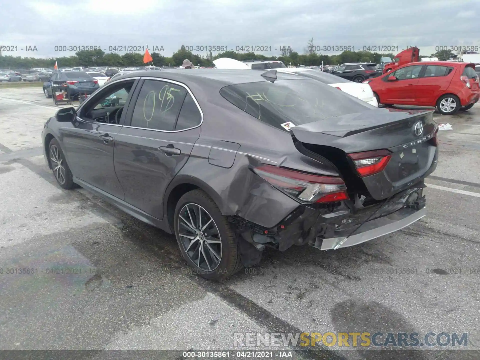 3 Photograph of a damaged car 4T1G11AK8MU527828 TOYOTA CAMRY 2021