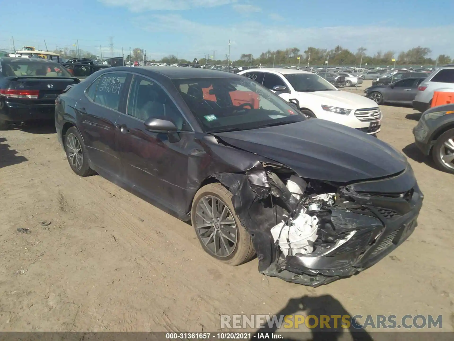 1 Photograph of a damaged car 4T1G11AK8MU531488 TOYOTA CAMRY 2021