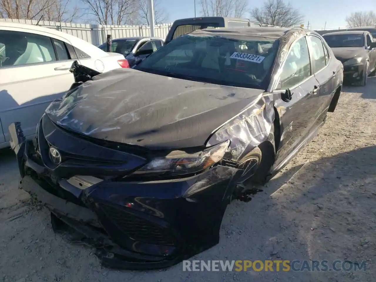 2 Photograph of a damaged car 4T1G11AK8MU533838 TOYOTA CAMRY 2021