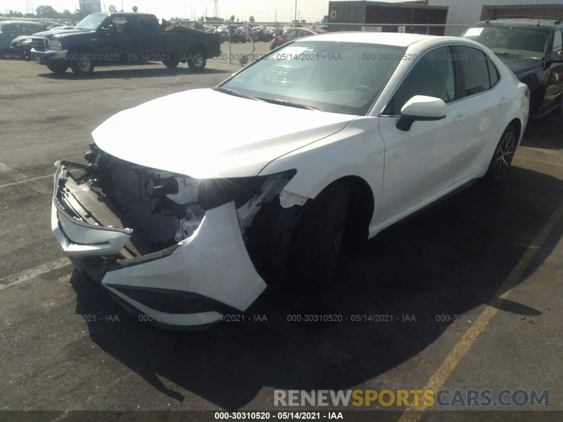 2 Photograph of a damaged car 4T1G11AK8MU536139 TOYOTA CAMRY 2021