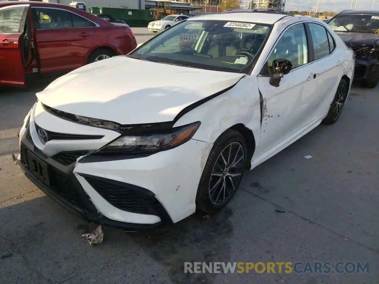 2 Photograph of a damaged car 4T1G11AK8MU537159 TOYOTA CAMRY 2021