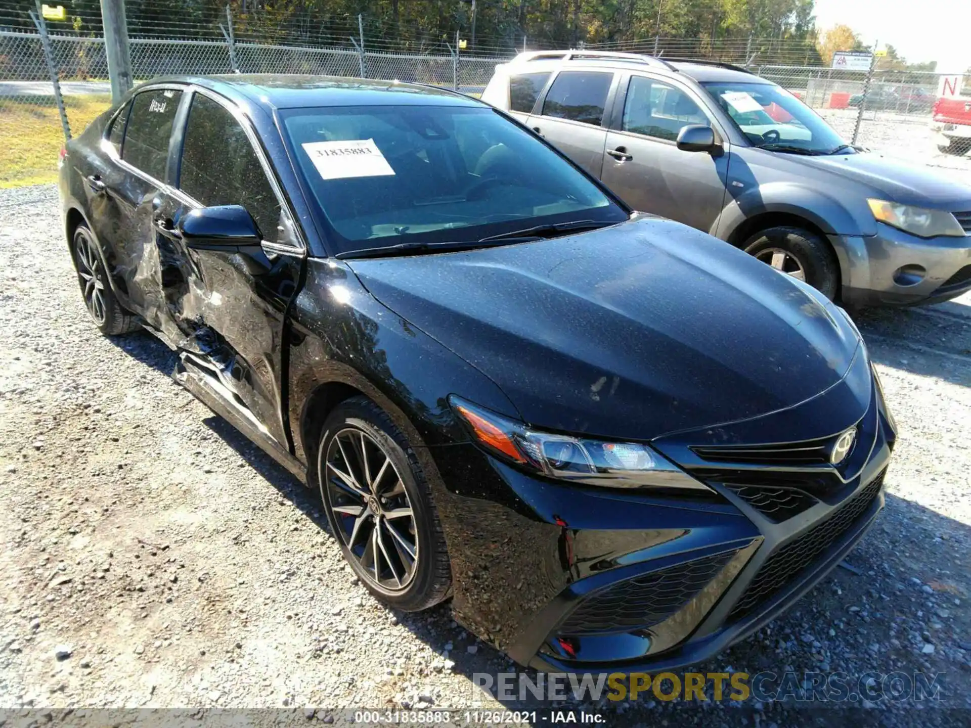 1 Photograph of a damaged car 4T1G11AK8MU537873 TOYOTA CAMRY 2021