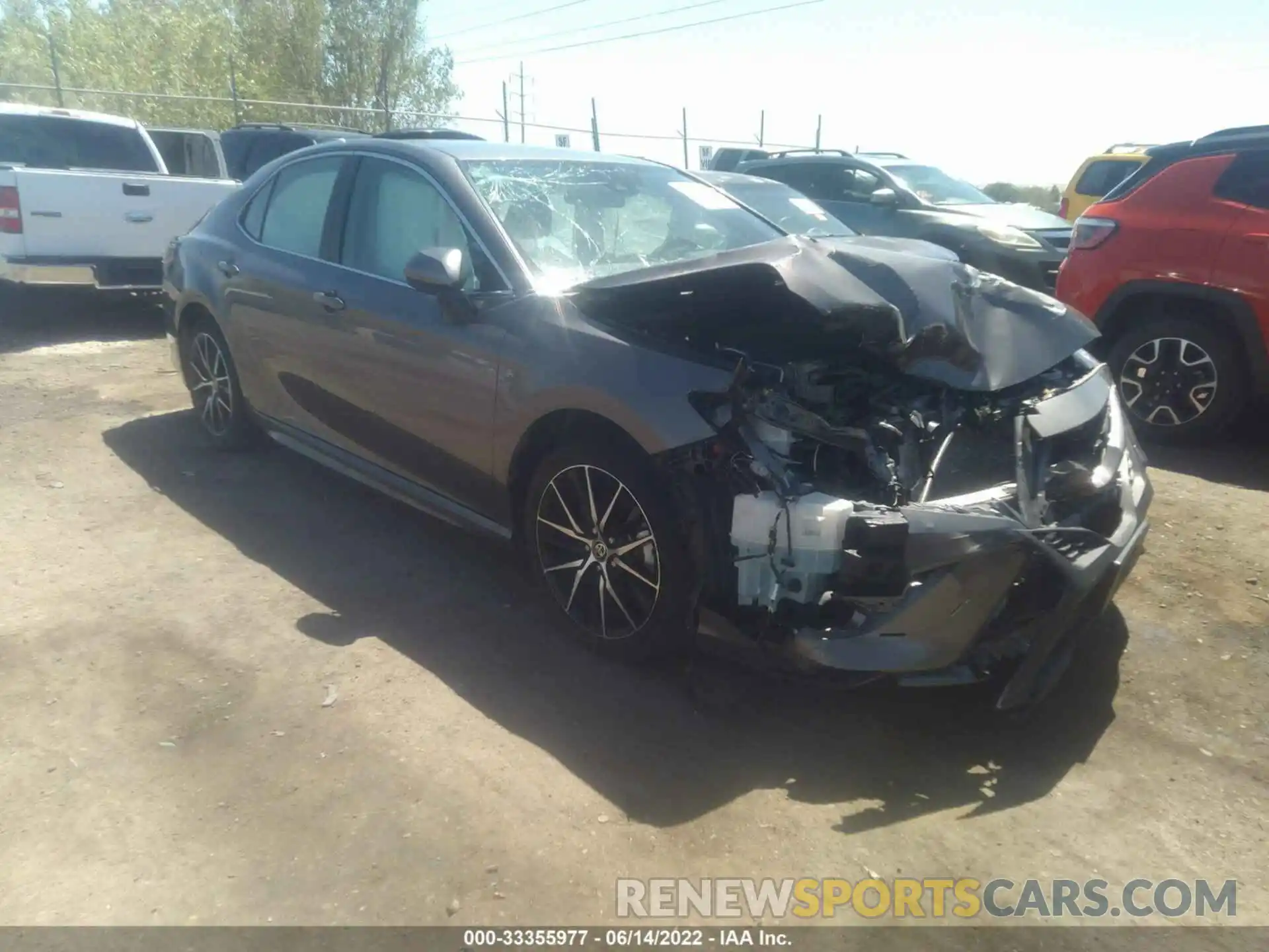 1 Photograph of a damaged car 4T1G11AK8MU541809 TOYOTA CAMRY 2021