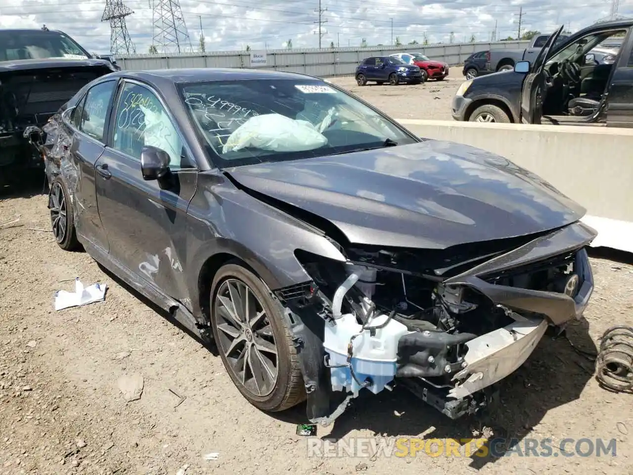 1 Photograph of a damaged car 4T1G11AK8MU544208 TOYOTA CAMRY 2021