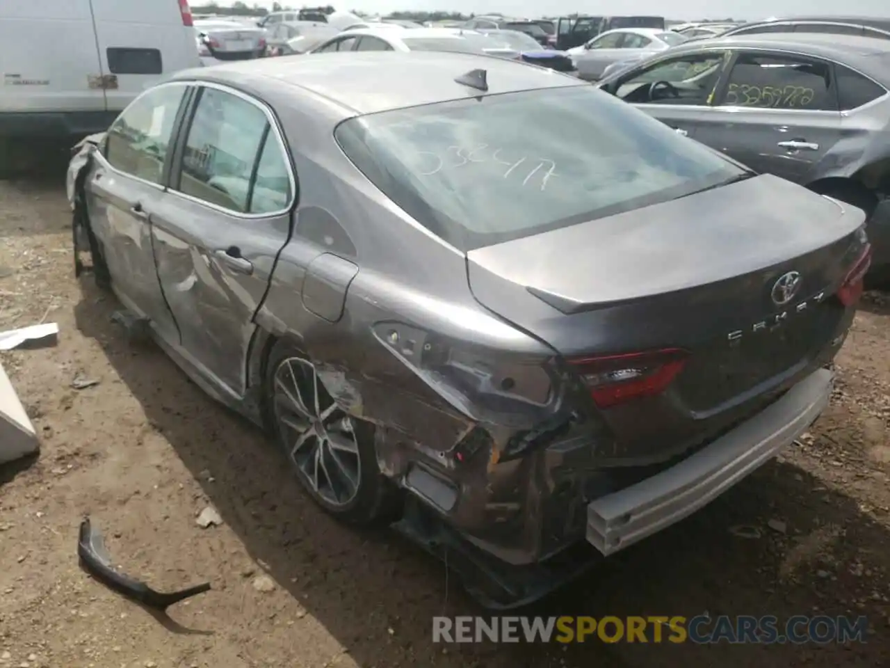 3 Photograph of a damaged car 4T1G11AK8MU544208 TOYOTA CAMRY 2021