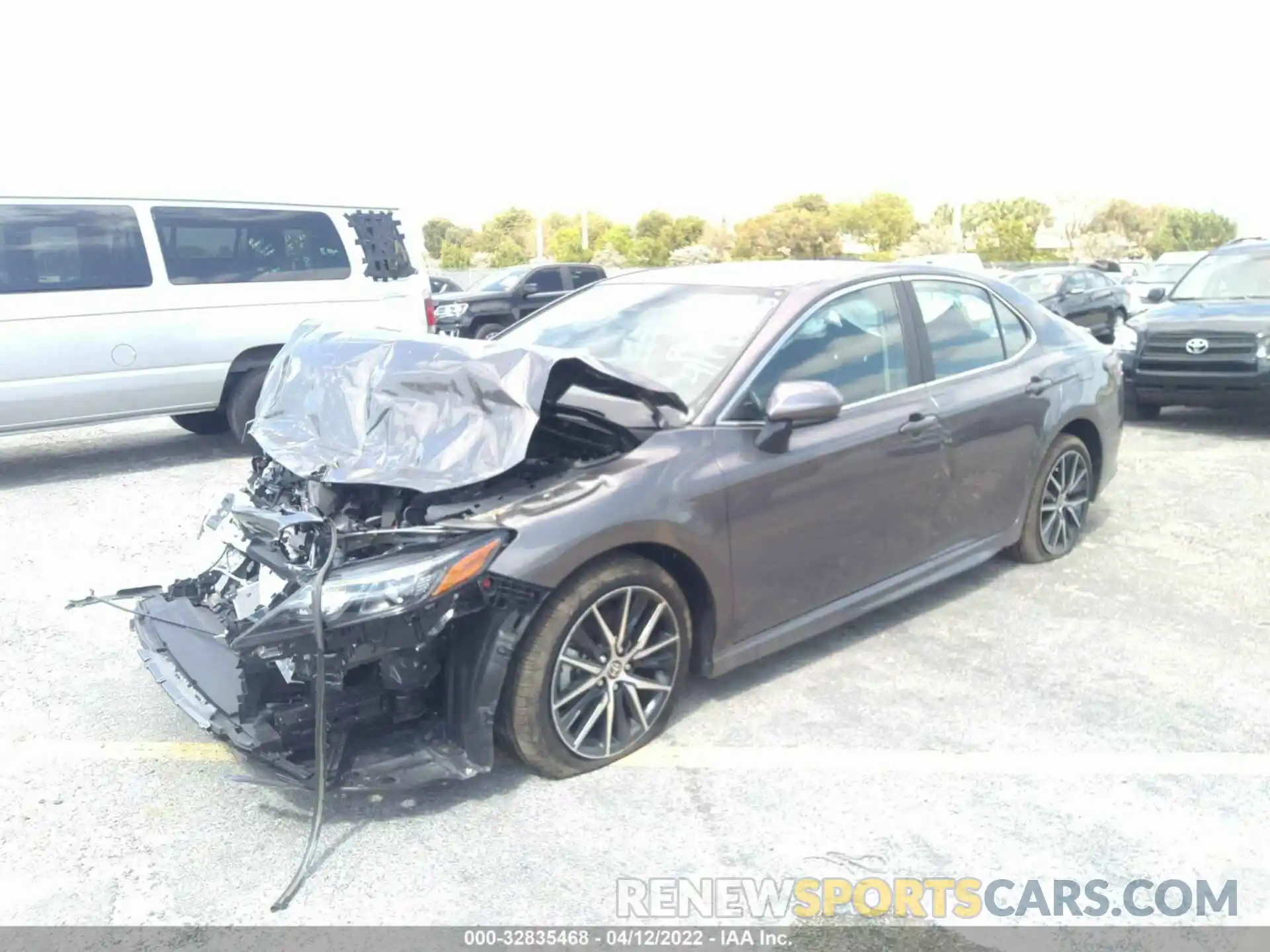 2 Photograph of a damaged car 4T1G11AK8MU548226 TOYOTA CAMRY 2021