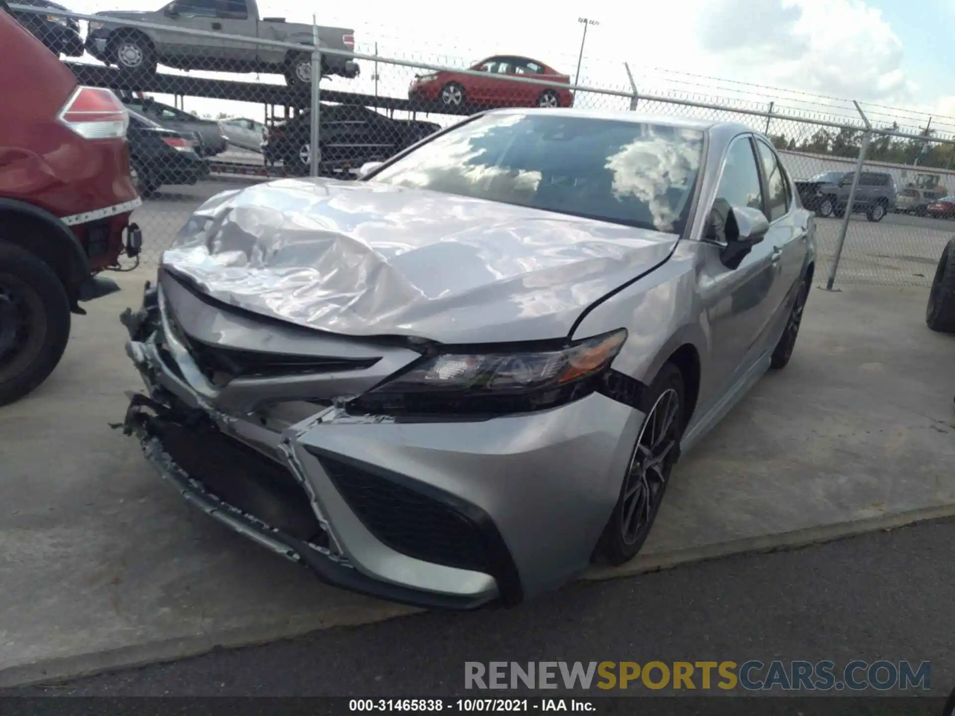 2 Photograph of a damaged car 4T1G11AK8MU551580 TOYOTA CAMRY 2021