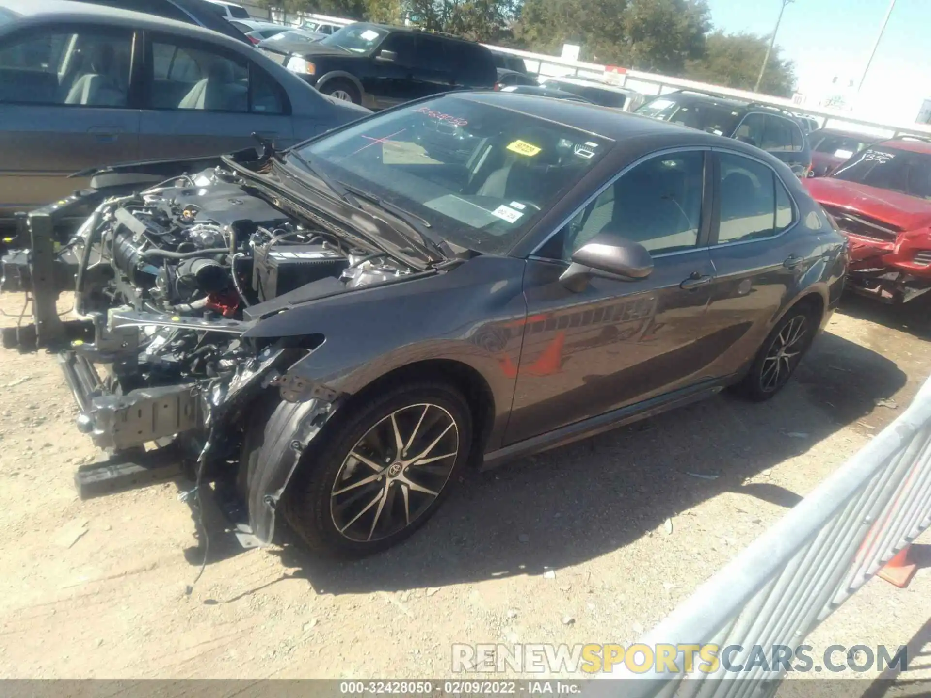 2 Photograph of a damaged car 4T1G11AK8MU561364 TOYOTA CAMRY 2021