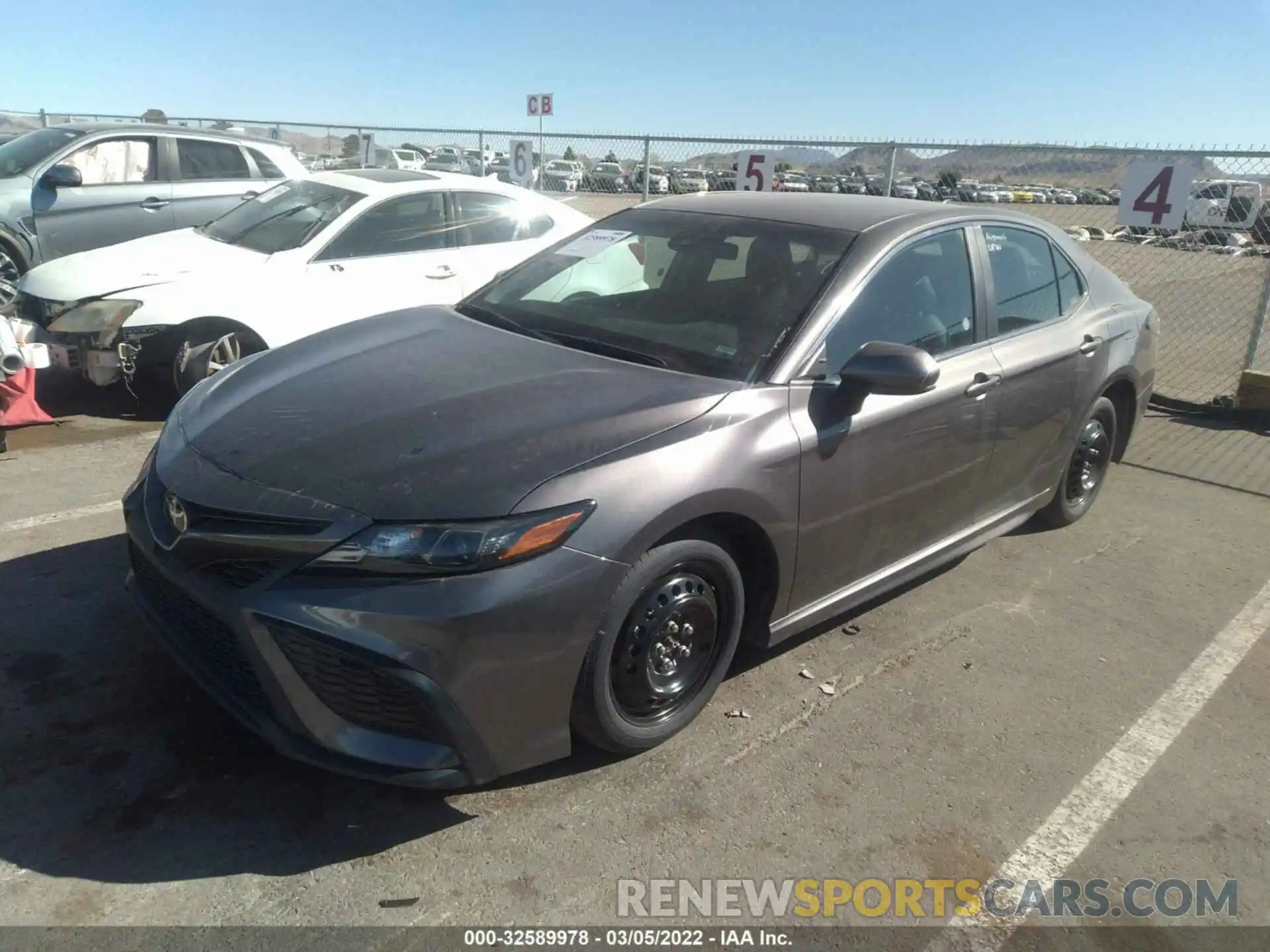 2 Photograph of a damaged car 4T1G11AK8MU562160 TOYOTA CAMRY 2021