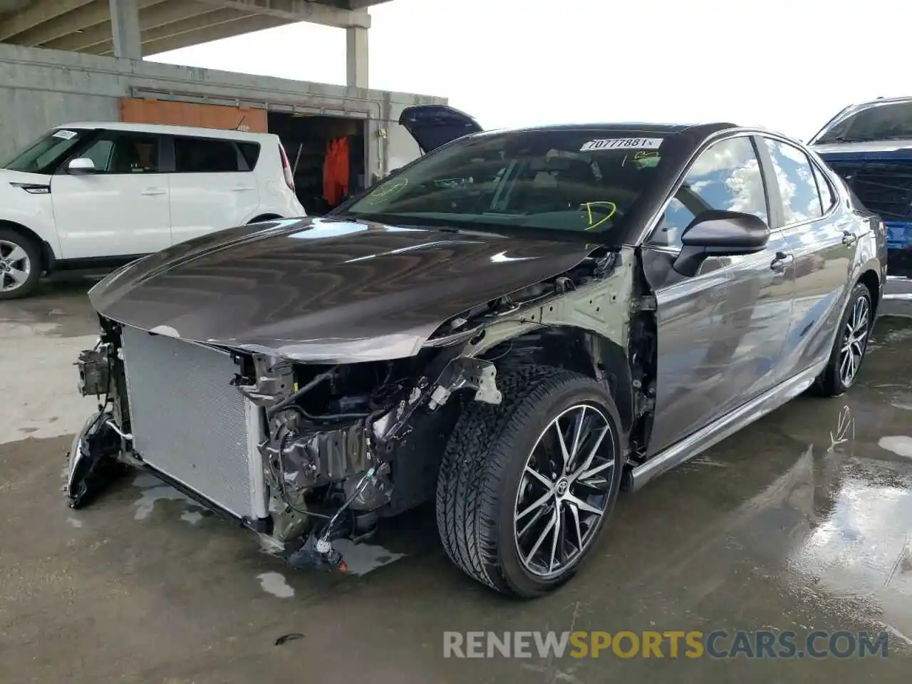 2 Photograph of a damaged car 4T1G11AK8MU572266 TOYOTA CAMRY 2021