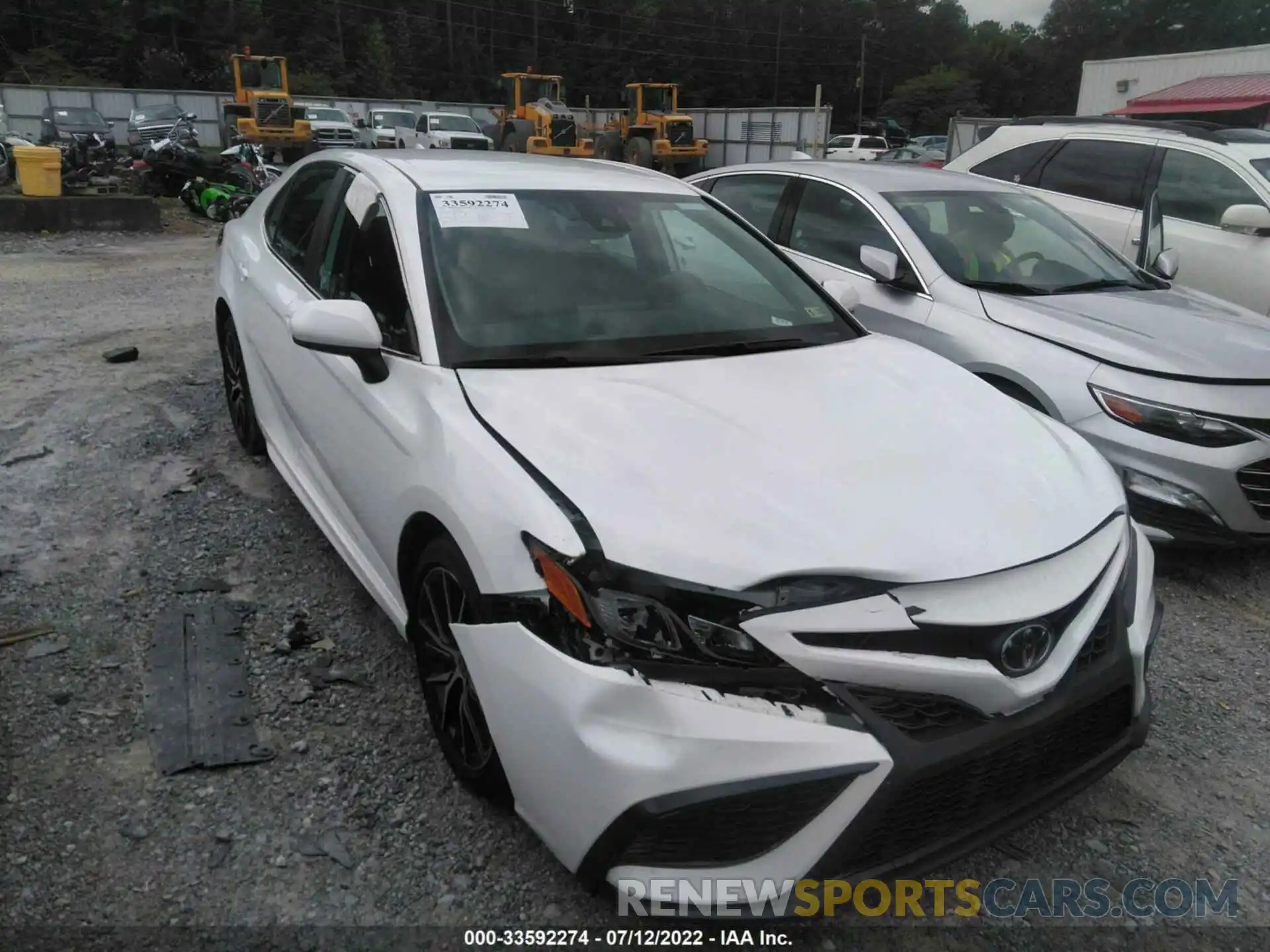 1 Photograph of a damaged car 4T1G11AK8MU576298 TOYOTA CAMRY 2021