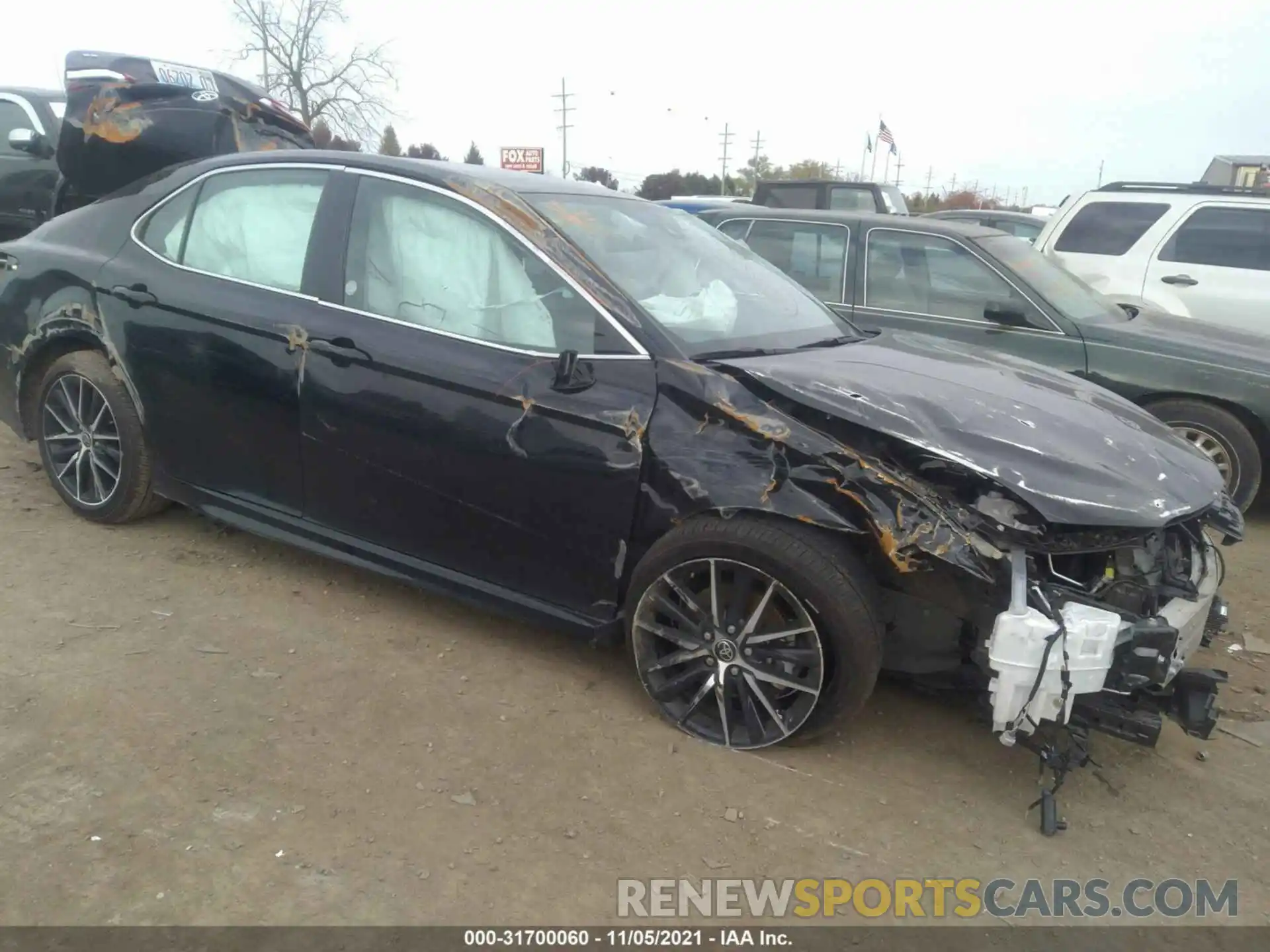 1 Photograph of a damaged car 4T1G11AK8MU593795 TOYOTA CAMRY 2021