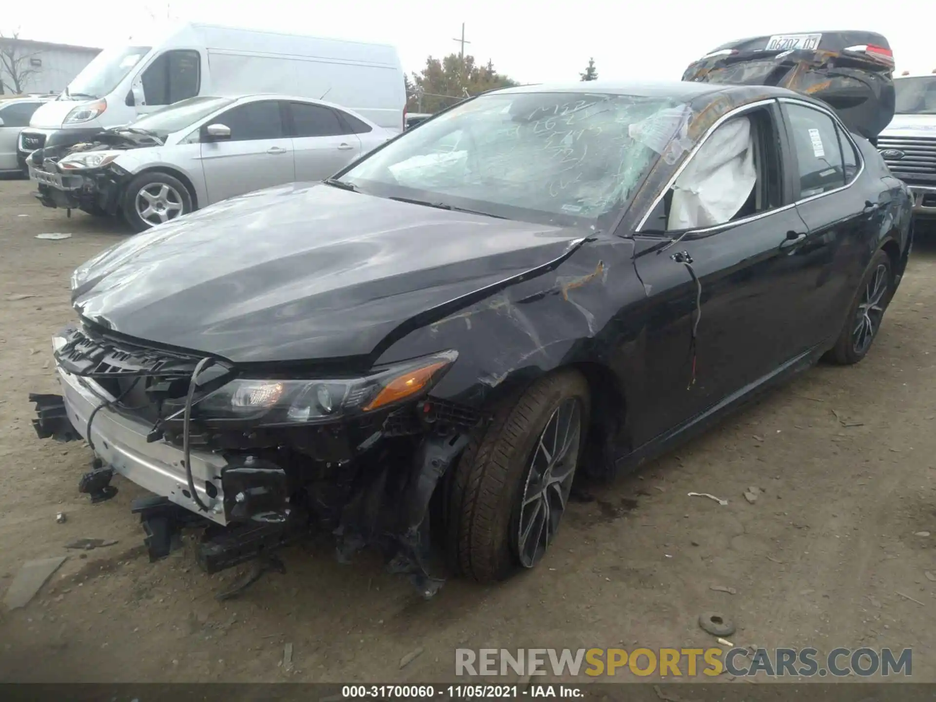 2 Photograph of a damaged car 4T1G11AK8MU593795 TOYOTA CAMRY 2021