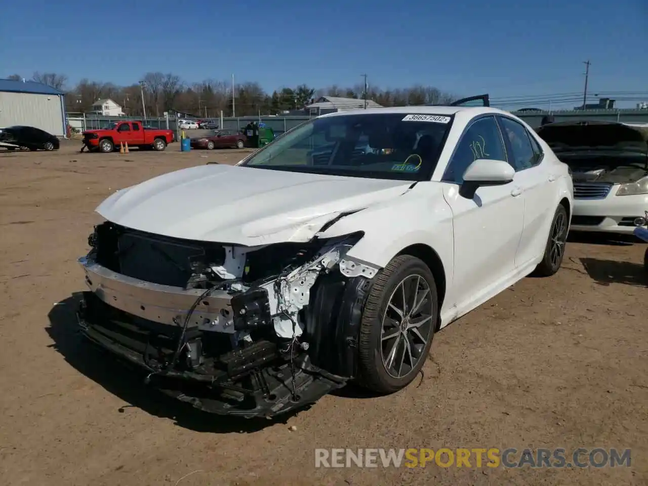 2 Photograph of a damaged car 4T1G11AK8MU602236 TOYOTA CAMRY 2021