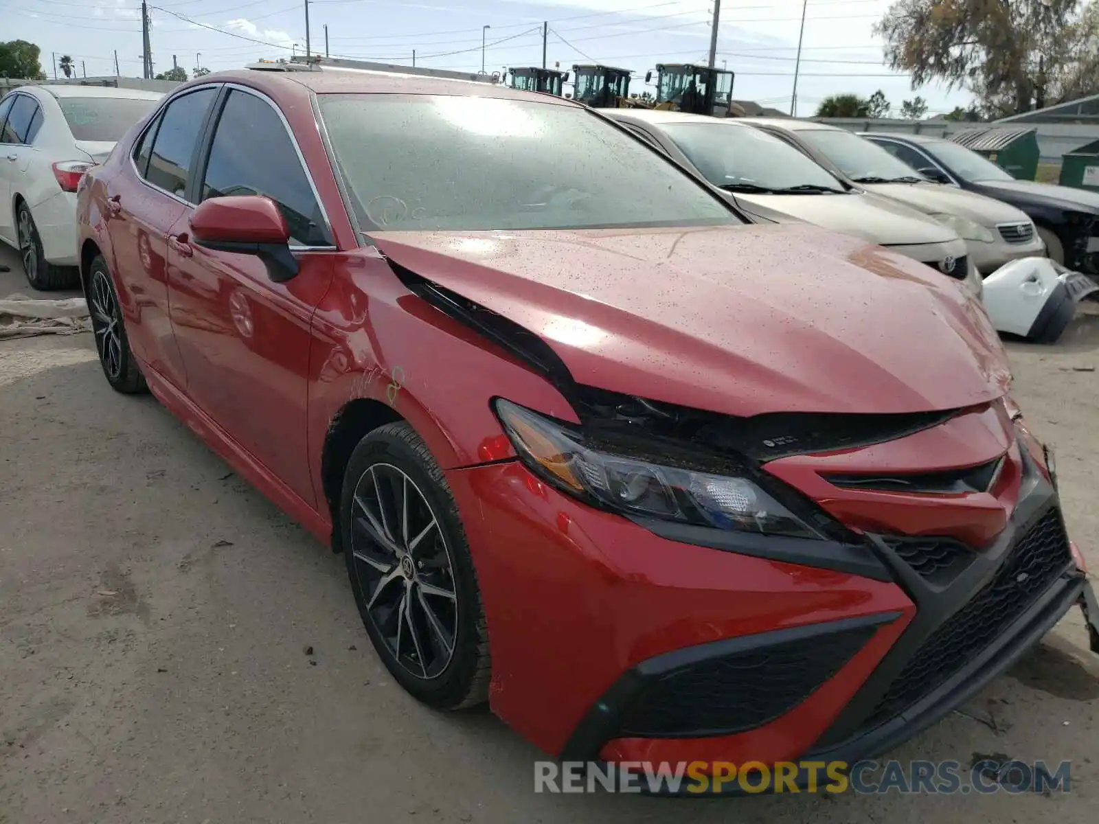 1 Photograph of a damaged car 4T1G11AK9MU402871 TOYOTA CAMRY 2021