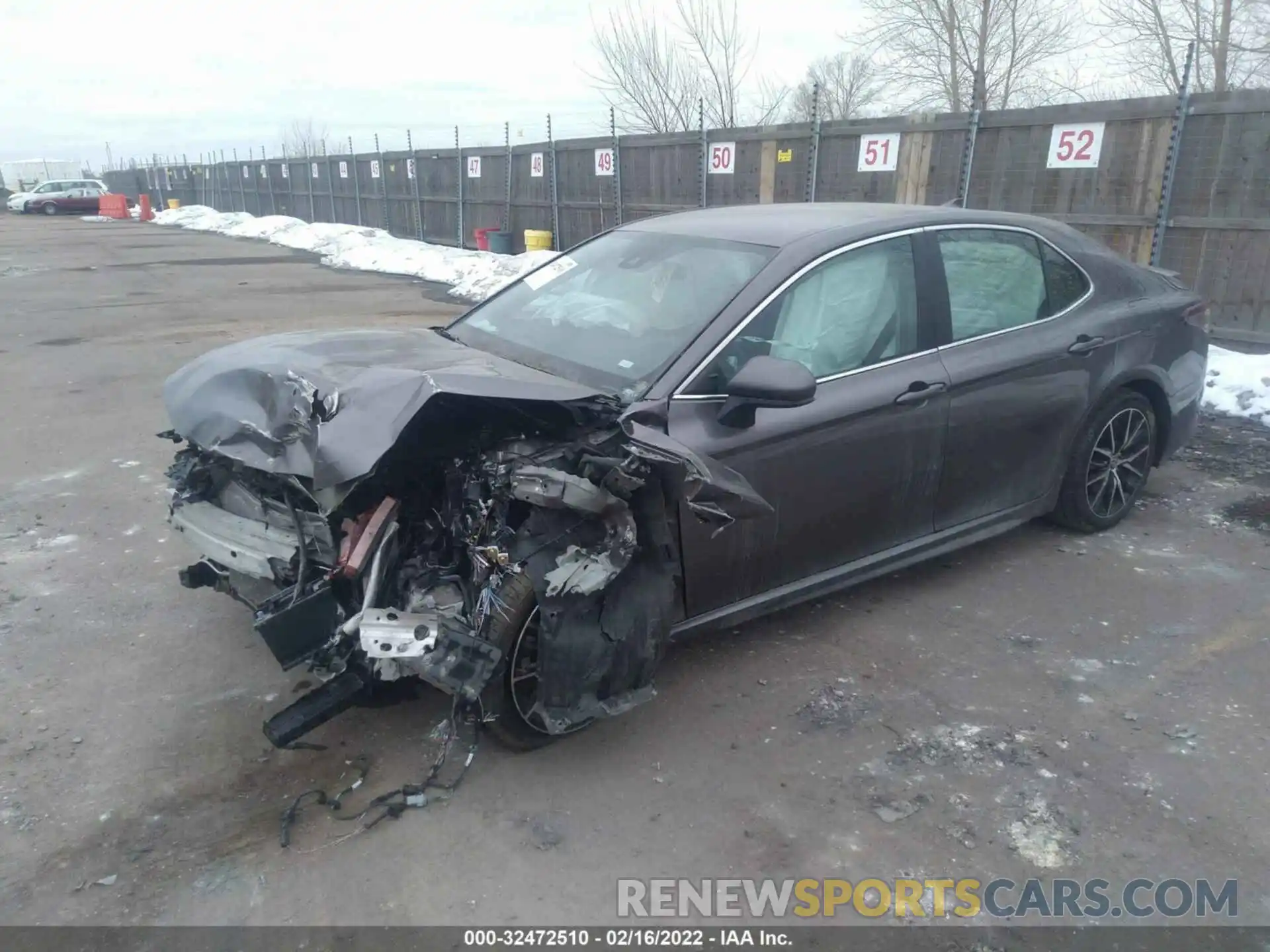 2 Photograph of a damaged car 4T1G11AK9MU405737 TOYOTA CAMRY 2021