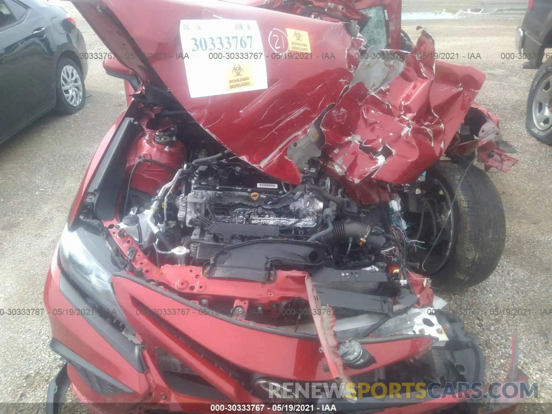 10 Photograph of a damaged car 4T1G11AK9MU406158 TOYOTA CAMRY 2021