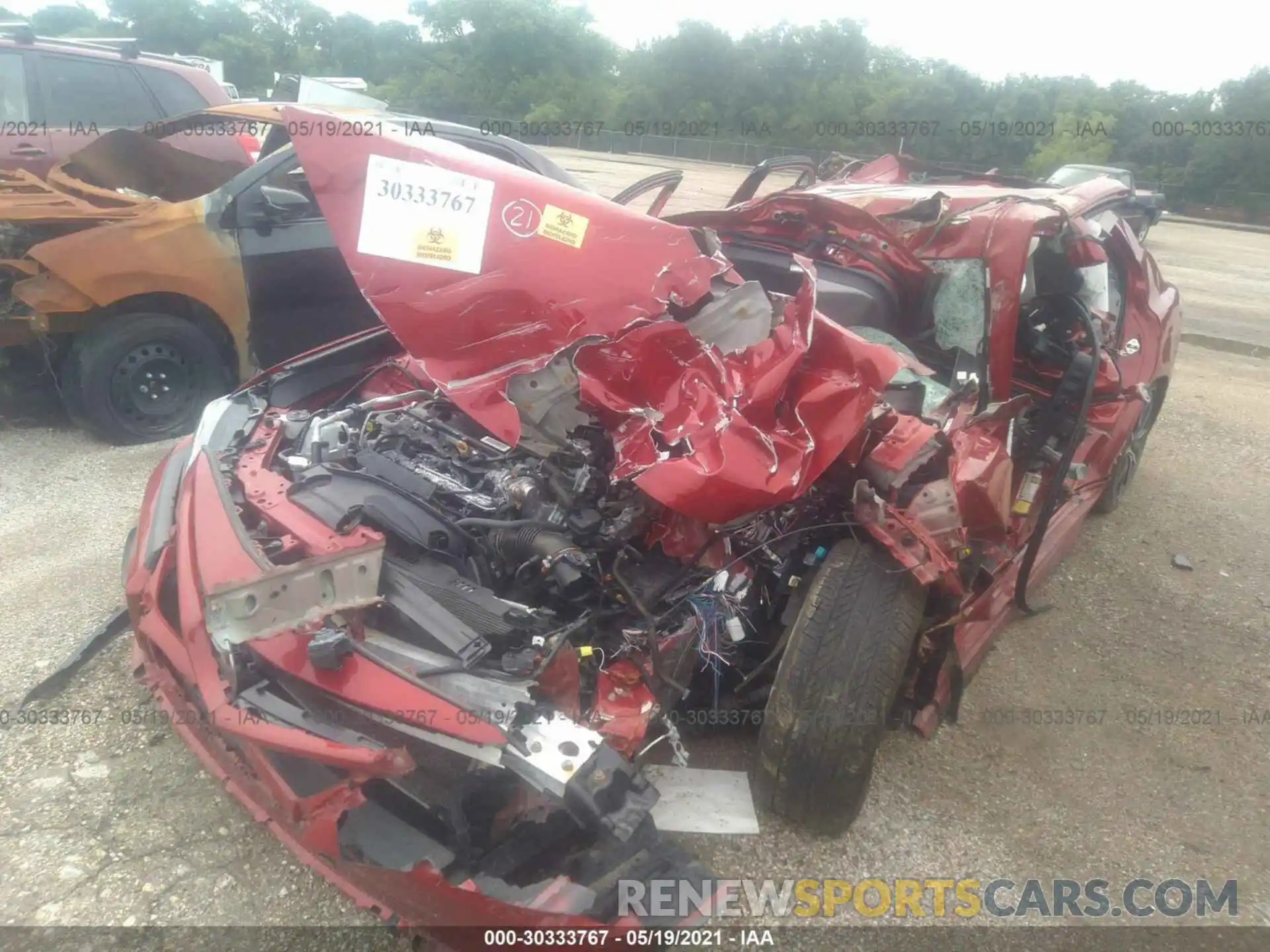 2 Photograph of a damaged car 4T1G11AK9MU406158 TOYOTA CAMRY 2021