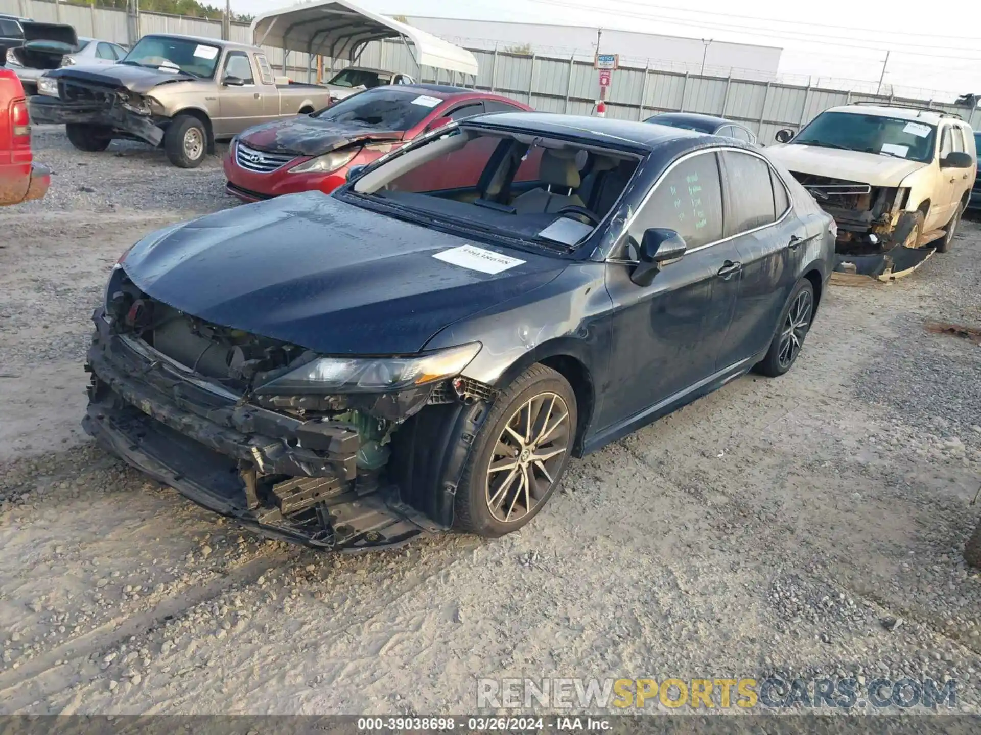 2 Photograph of a damaged car 4T1G11AK9MU409397 TOYOTA CAMRY 2021