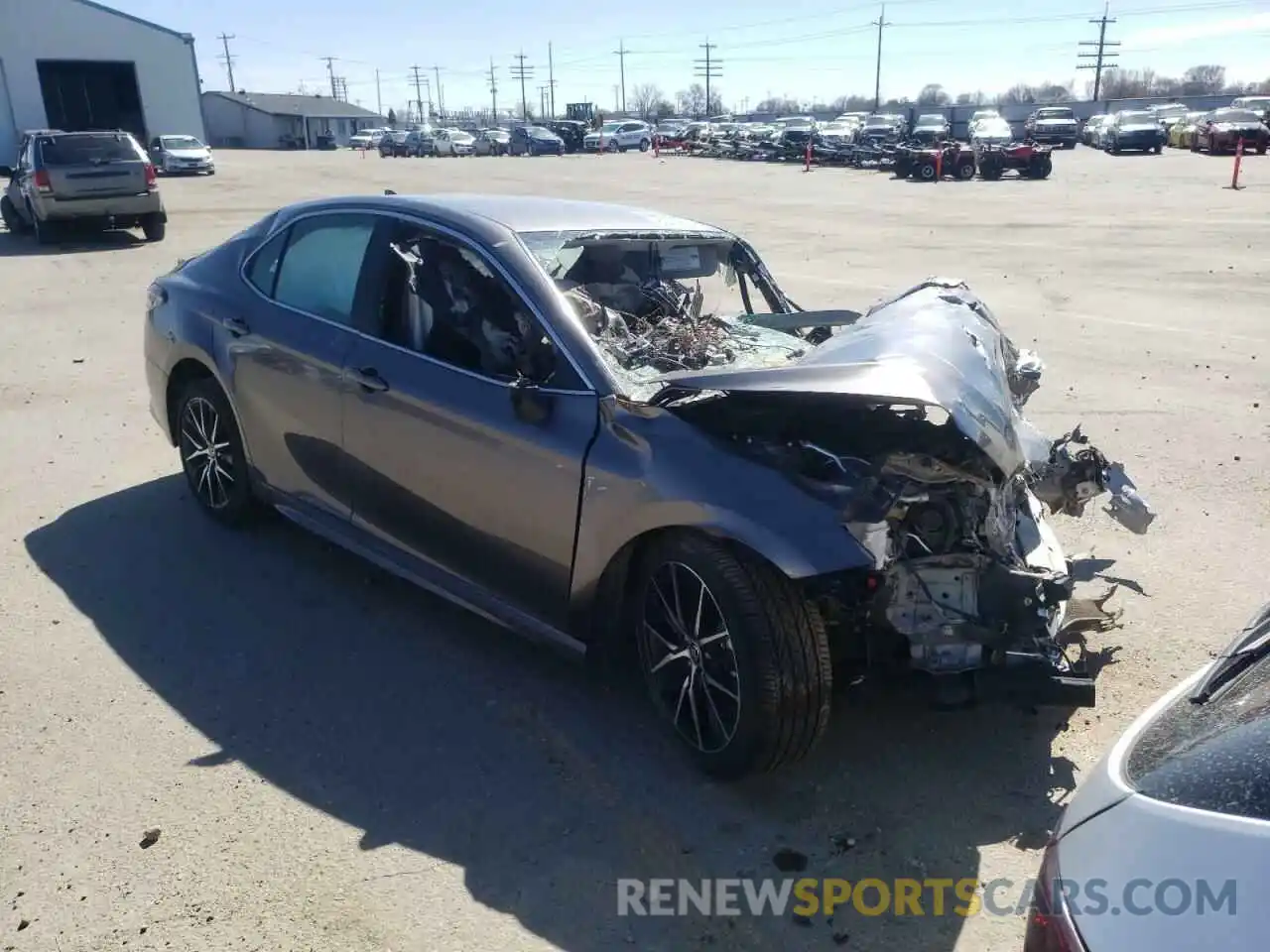 1 Photograph of a damaged car 4T1G11AK9MU413126 TOYOTA CAMRY 2021