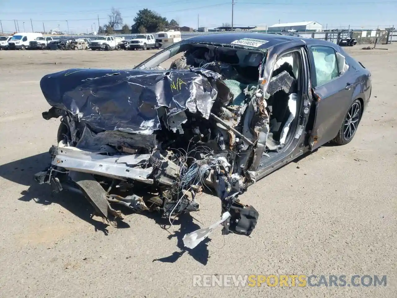 2 Photograph of a damaged car 4T1G11AK9MU413126 TOYOTA CAMRY 2021