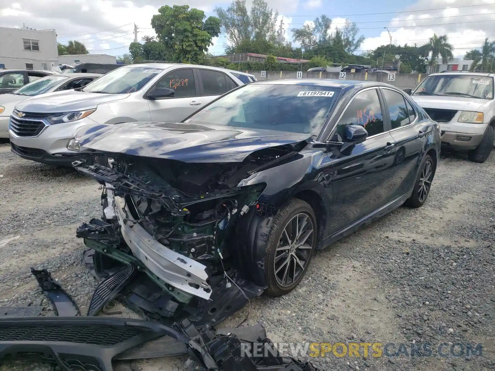 2 Photograph of a damaged car 4T1G11AK9MU420187 TOYOTA CAMRY 2021