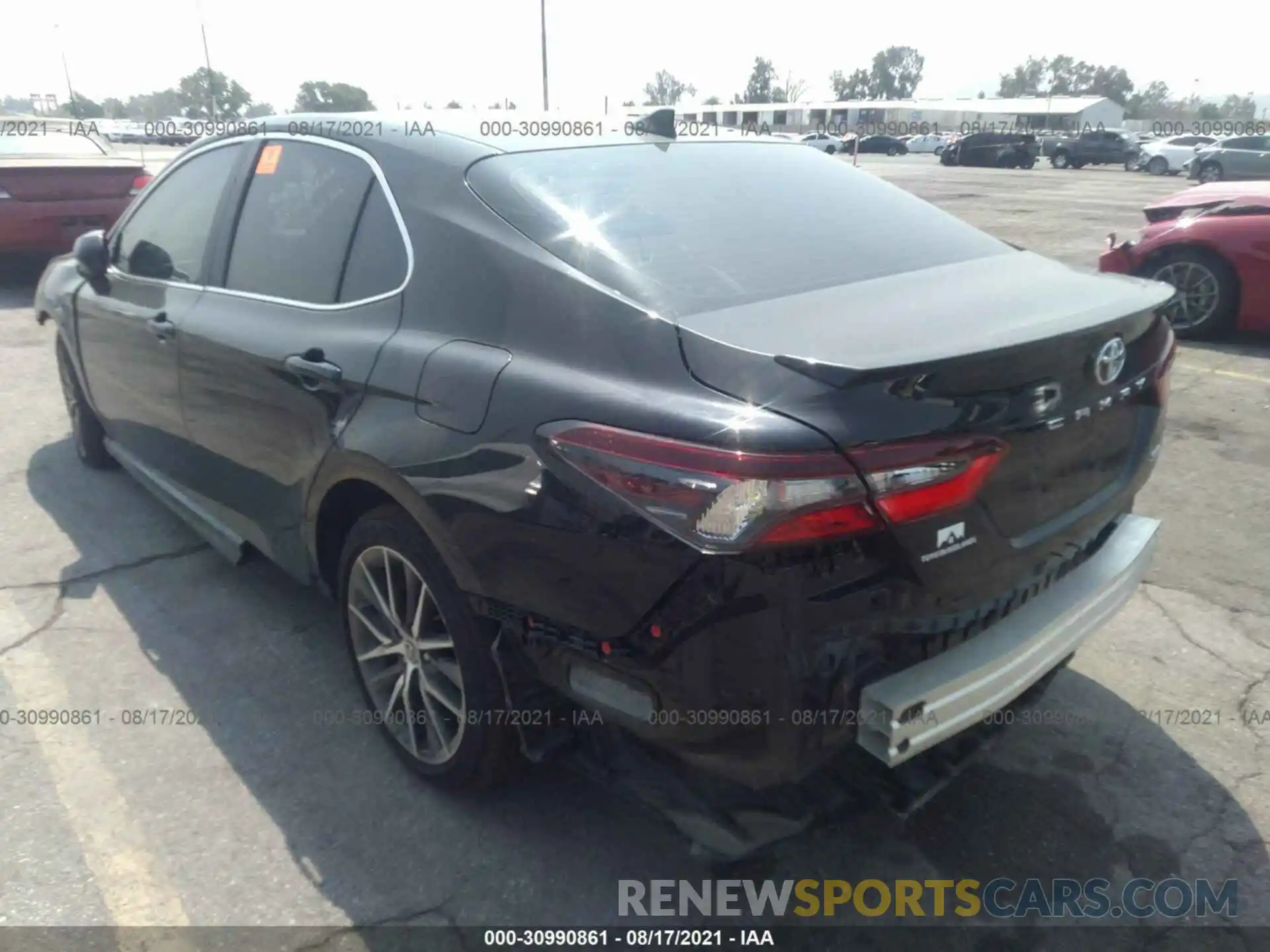 3 Photograph of a damaged car 4T1G11AK9MU423185 TOYOTA CAMRY 2021