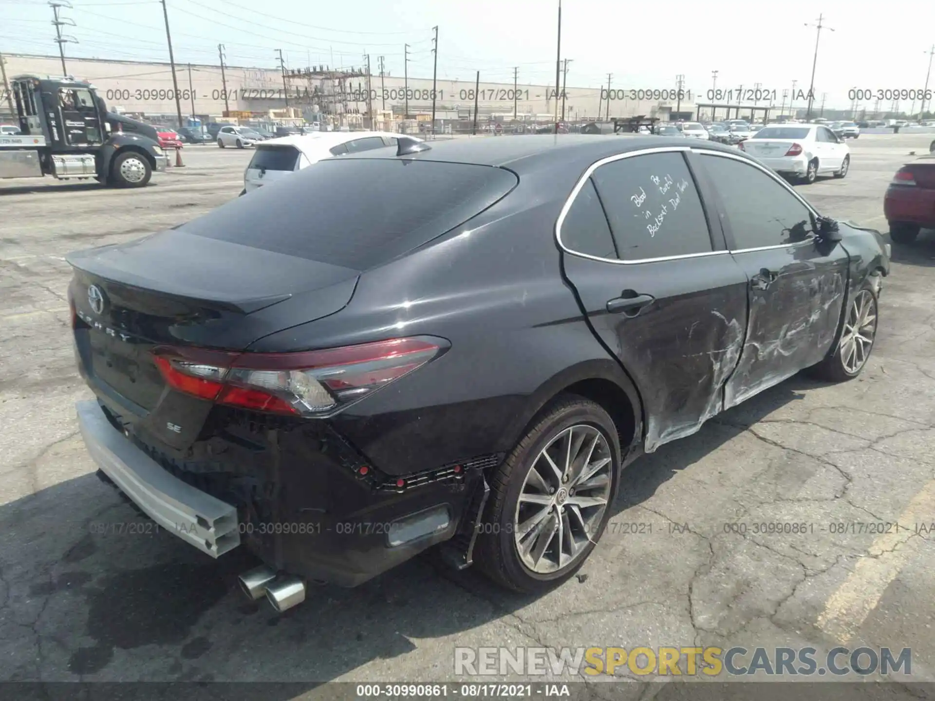 4 Photograph of a damaged car 4T1G11AK9MU423185 TOYOTA CAMRY 2021