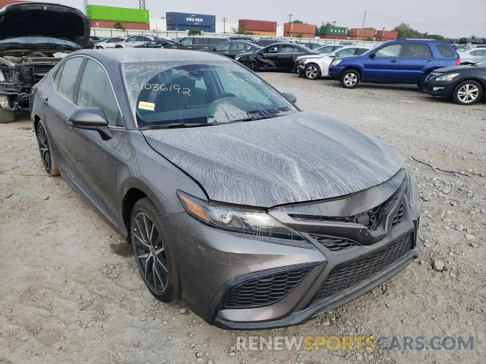 1 Photograph of a damaged car 4T1G11AK9MU424918 TOYOTA CAMRY 2021