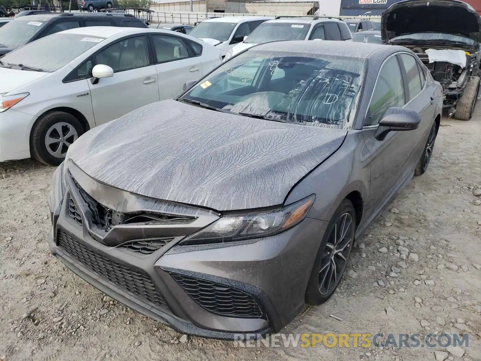 2 Photograph of a damaged car 4T1G11AK9MU424918 TOYOTA CAMRY 2021